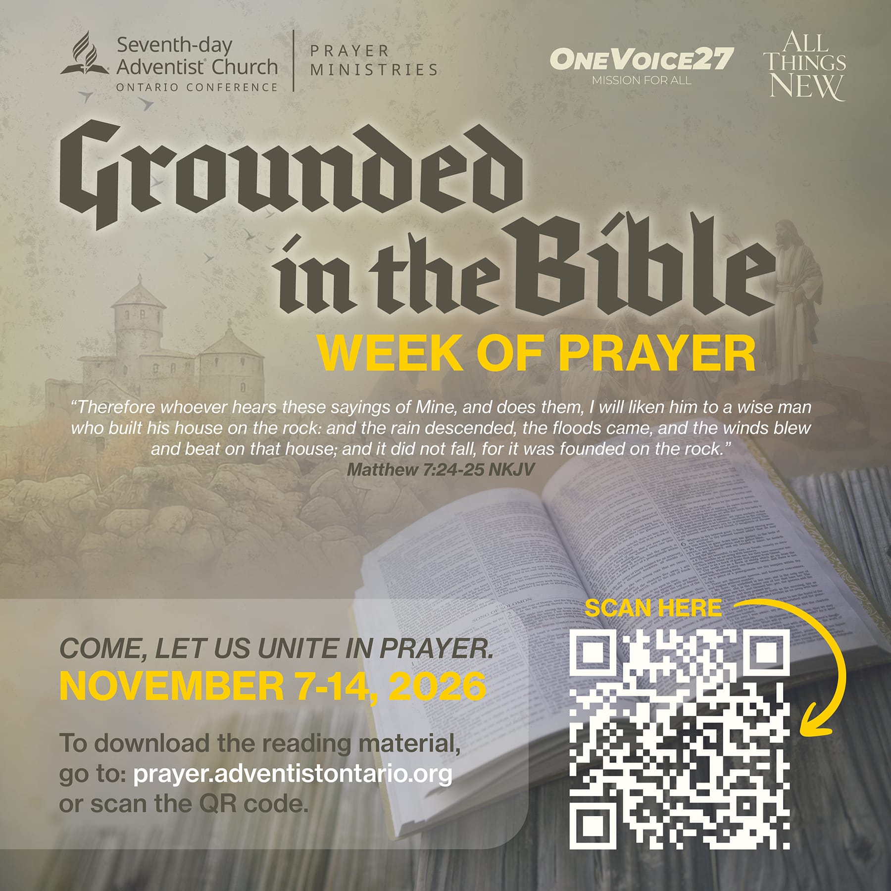 2026 Week of Prayer Flyer