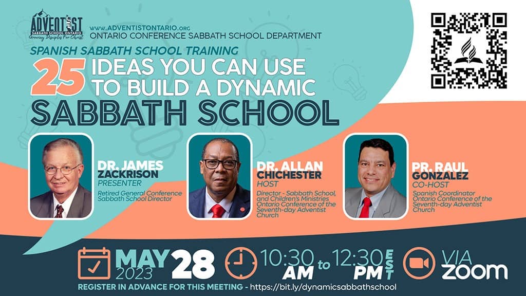 Sabbath School Training Flyer in English