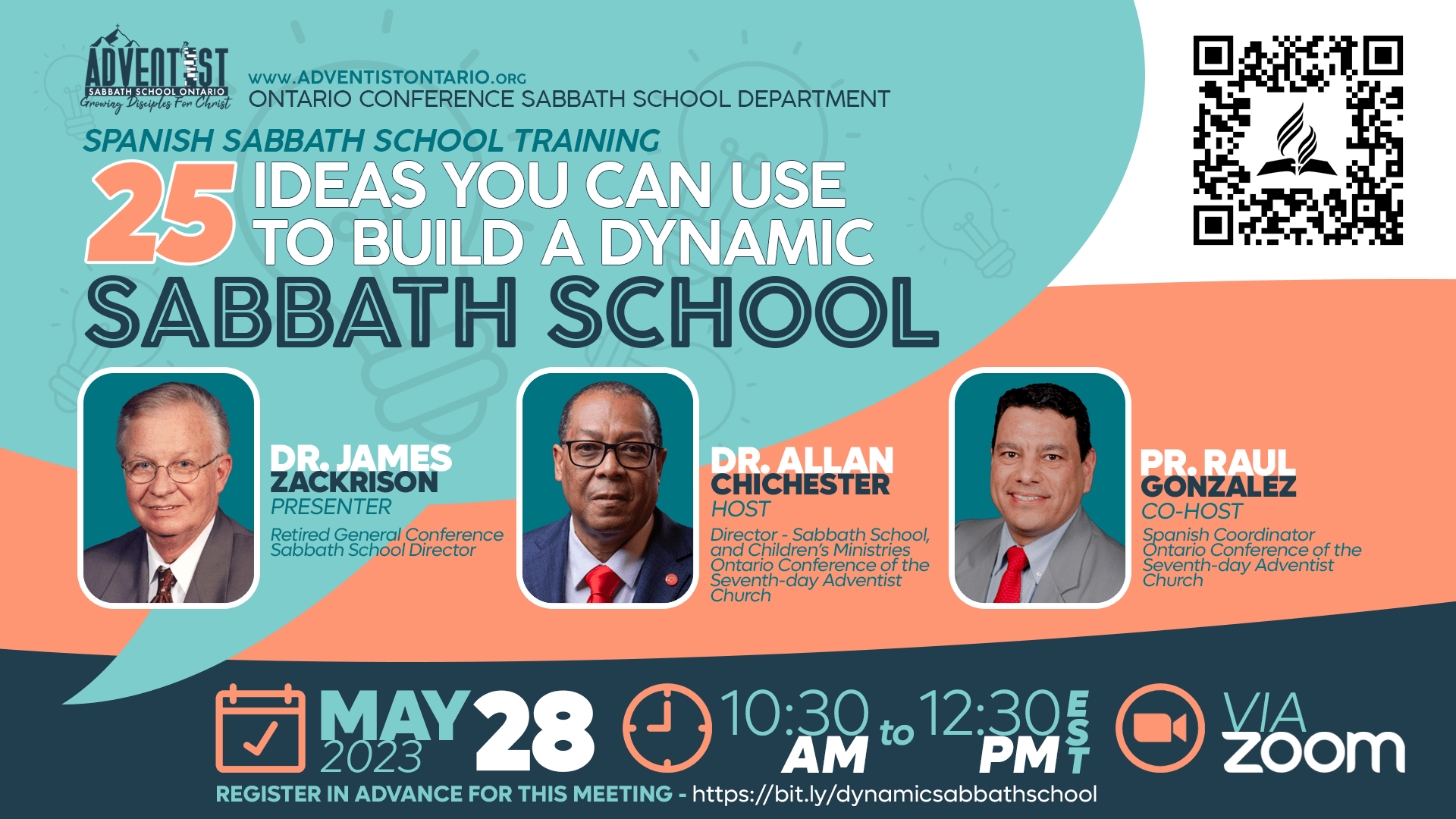 Ontario Conference Spanish Sabbath School Training English Flyer