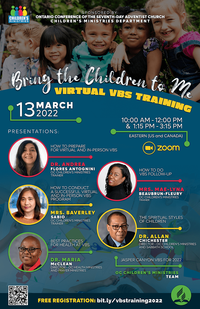 Ontario Conference Children's Ministries Virtual VBS Training 2022