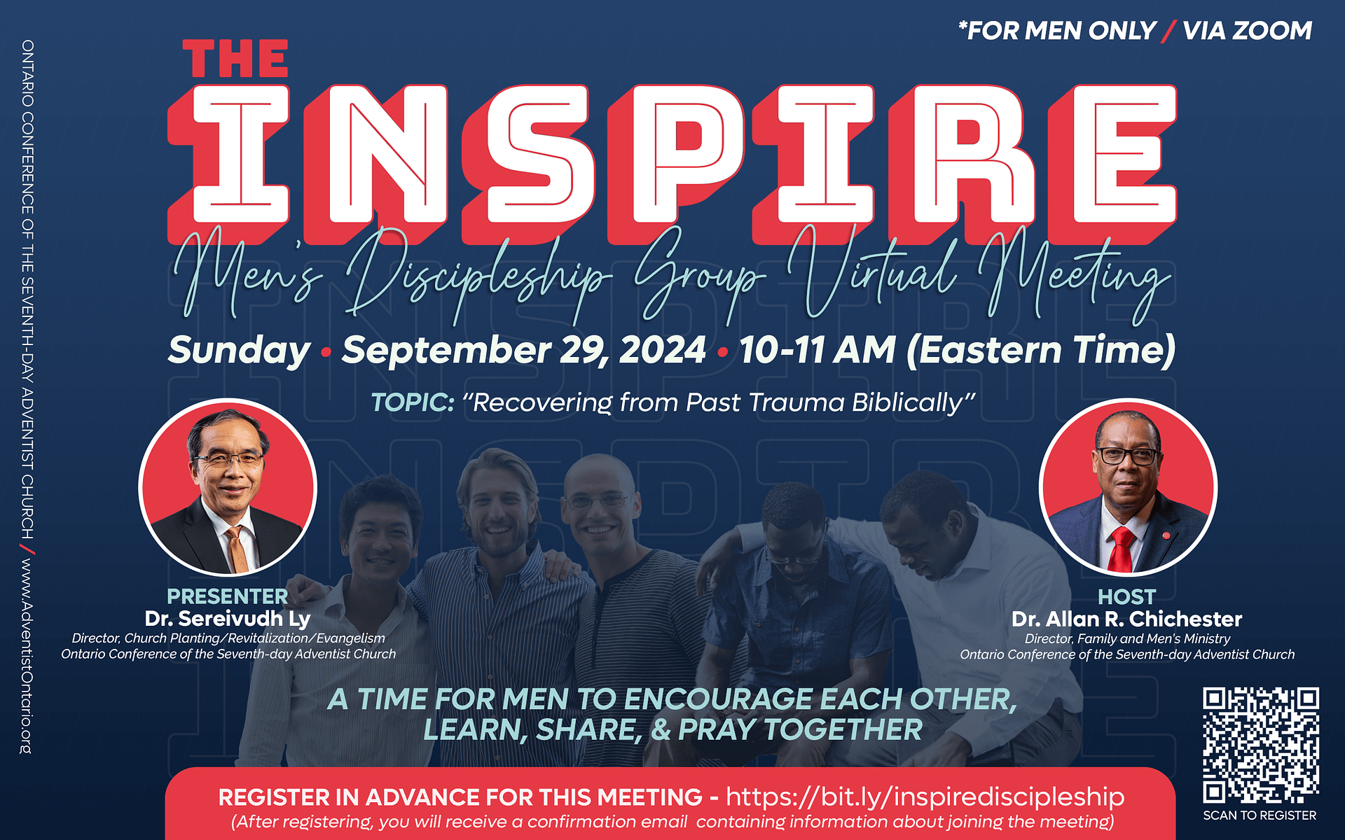 The Inspire Men's Discipleship Group Virtual Meeting - September