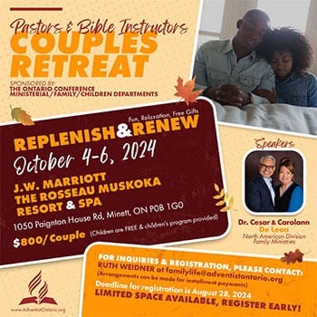 Featured Project #2 - Pastors & Bible Instructors Couples Retreat