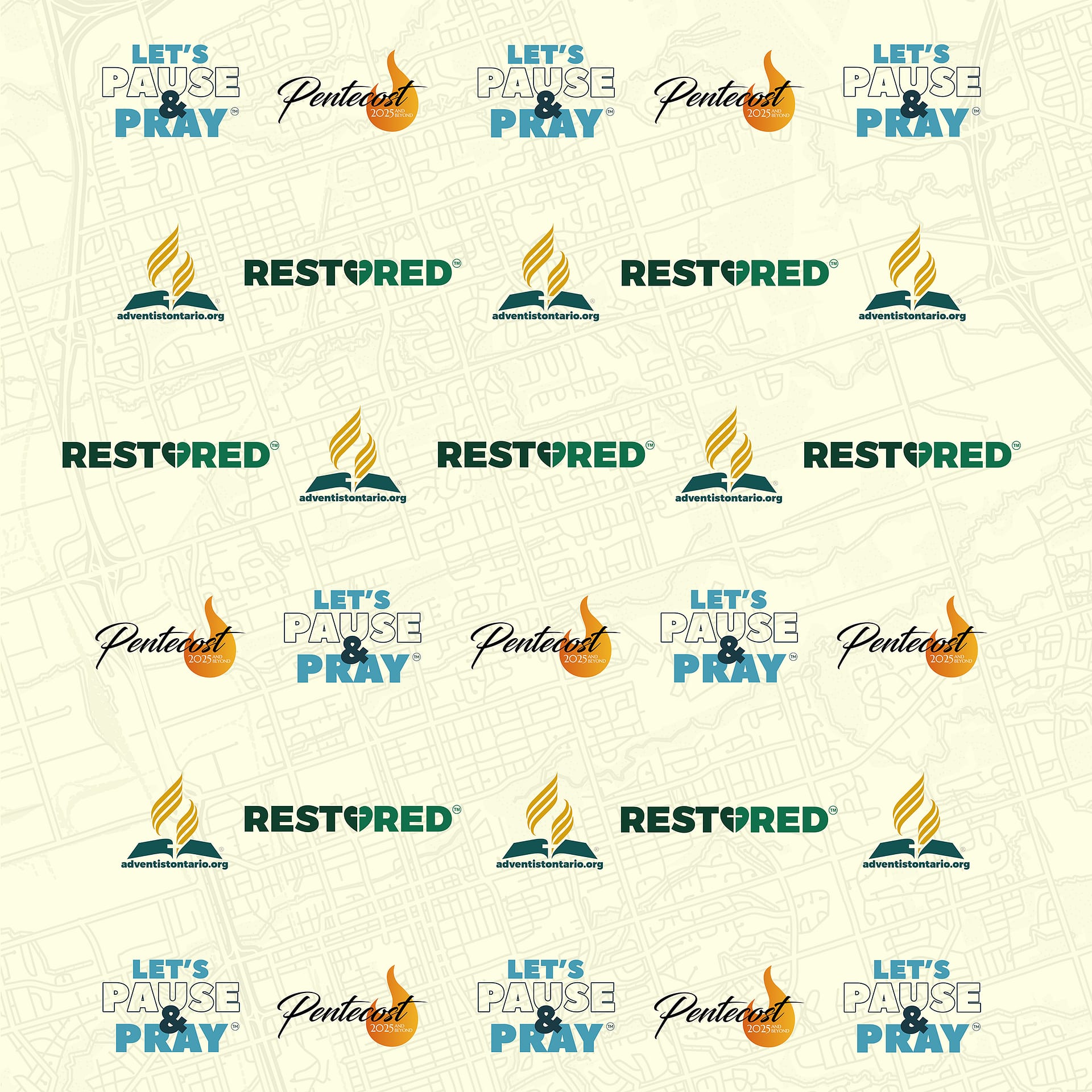 Health & Prayer Ministries Backdrop